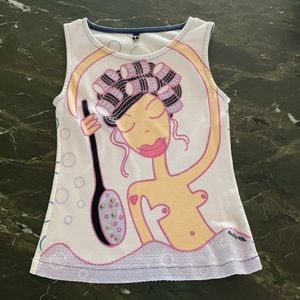 Paramita brand tank top from Barcelona, Spain.